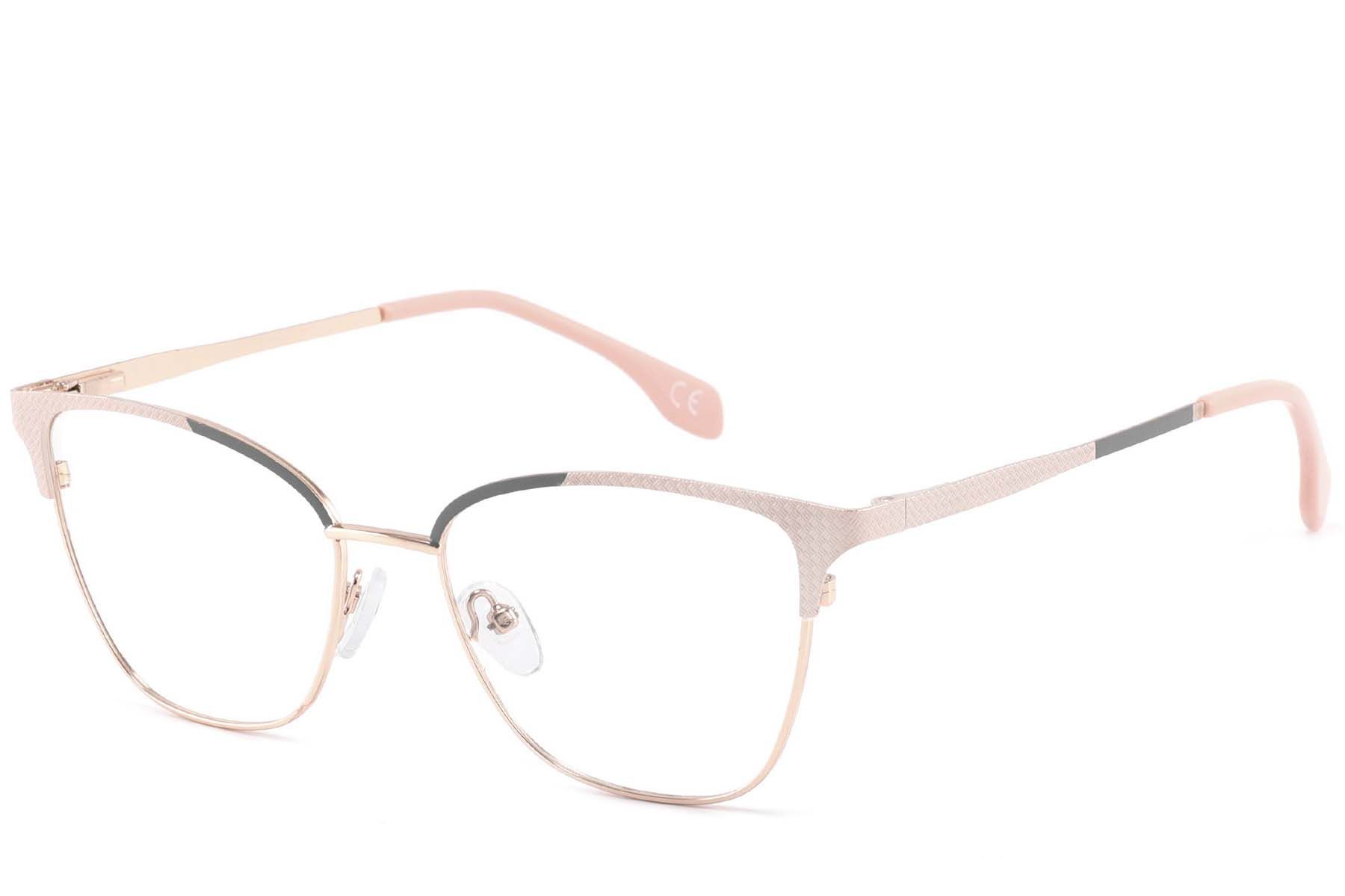 Butterfly Brown Metal Glasses #BS2425-1117