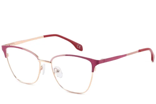 Lunettes papillon en métal rouge #BS2425-1119