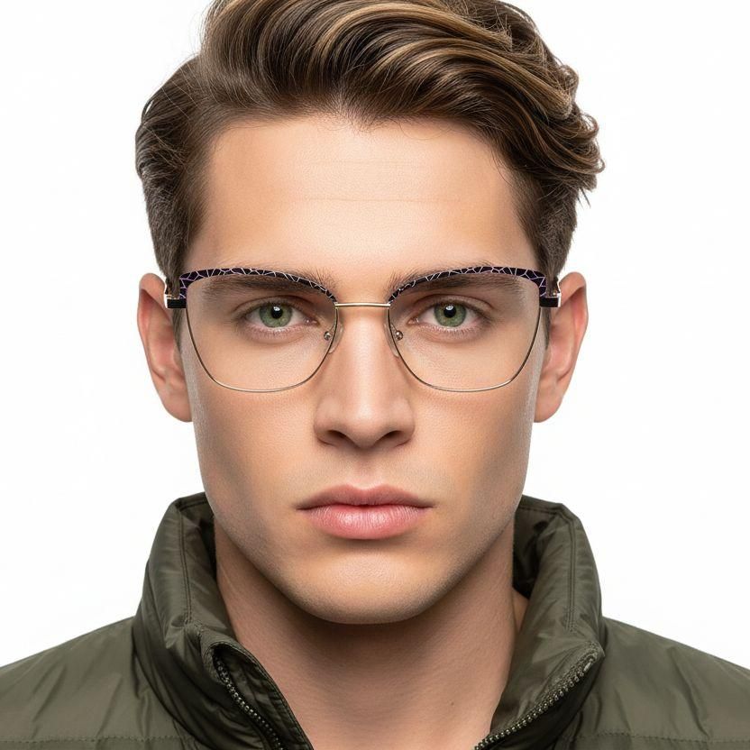 Butterfly Black Metal Glasses #BS2425-1130