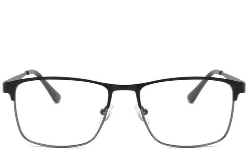 Lunettes rectangulaires en métal noir #BS2425-1193