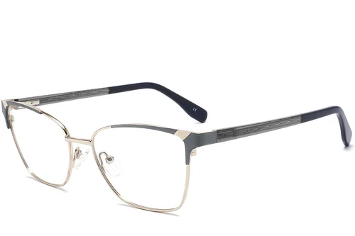 Butterfly Blue Metal Glasses #BS2425-1195