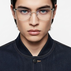 Gafas de metal gris mariposa #BS2425-1197