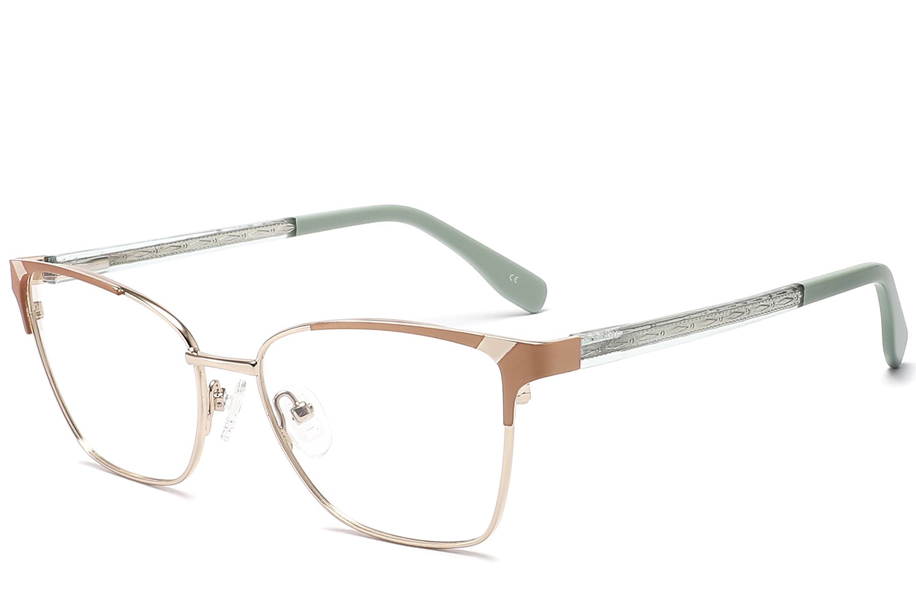 Butterfly Orange Metal Glasses #BS2425-1198