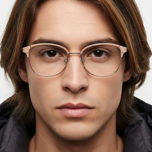 Lunettes papillon orange métal #BS2425-1204