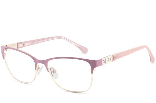 Lunettes papillon roses en métal #BS2425-1231