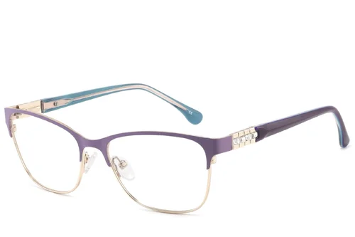 Lunettes papillon violettes en métal #BS2425-1232