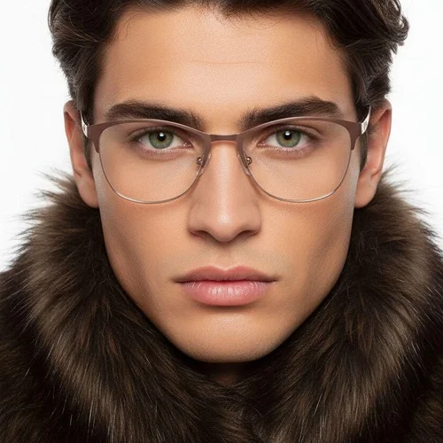 Lunettes papillon en métal cuivré #BS2425-1235