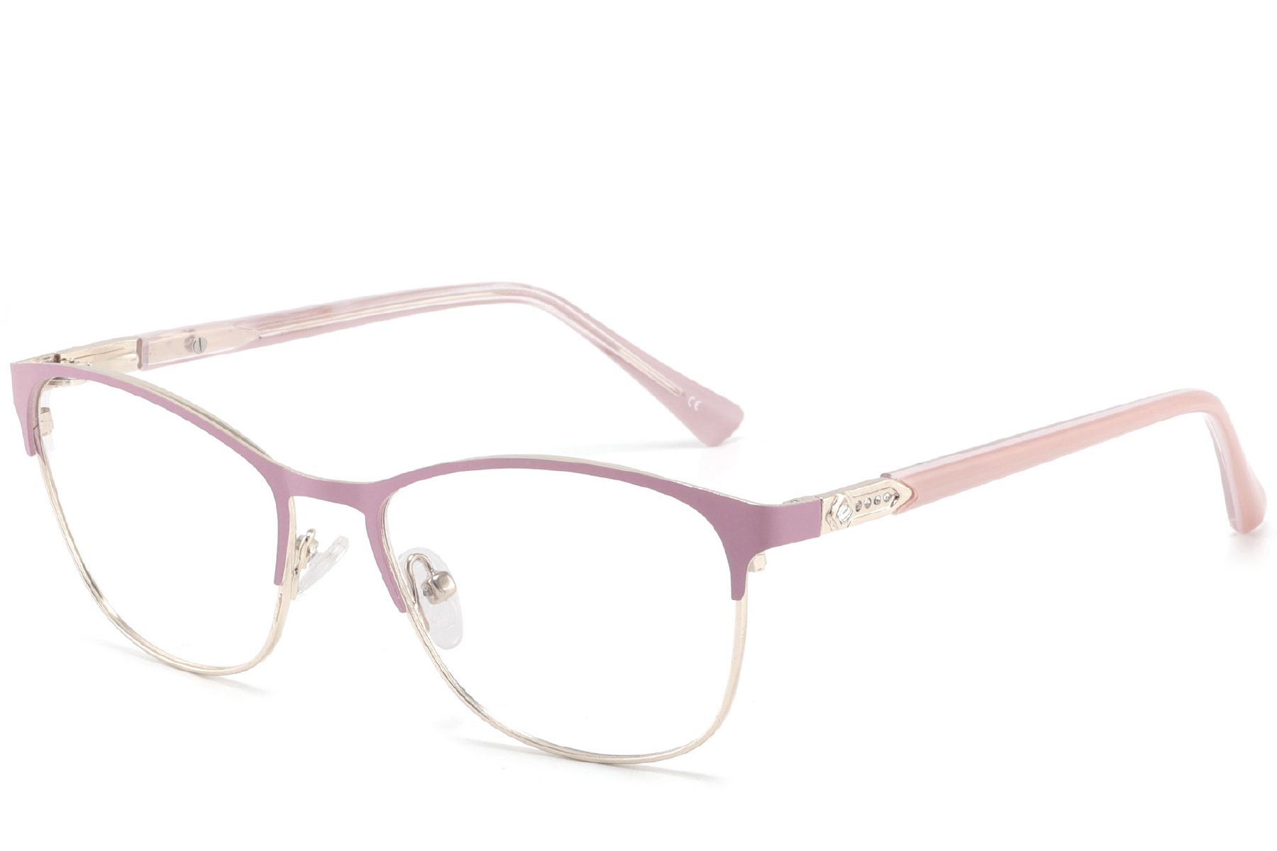 Gafas de metal rosa mariposa #BS2425-1237