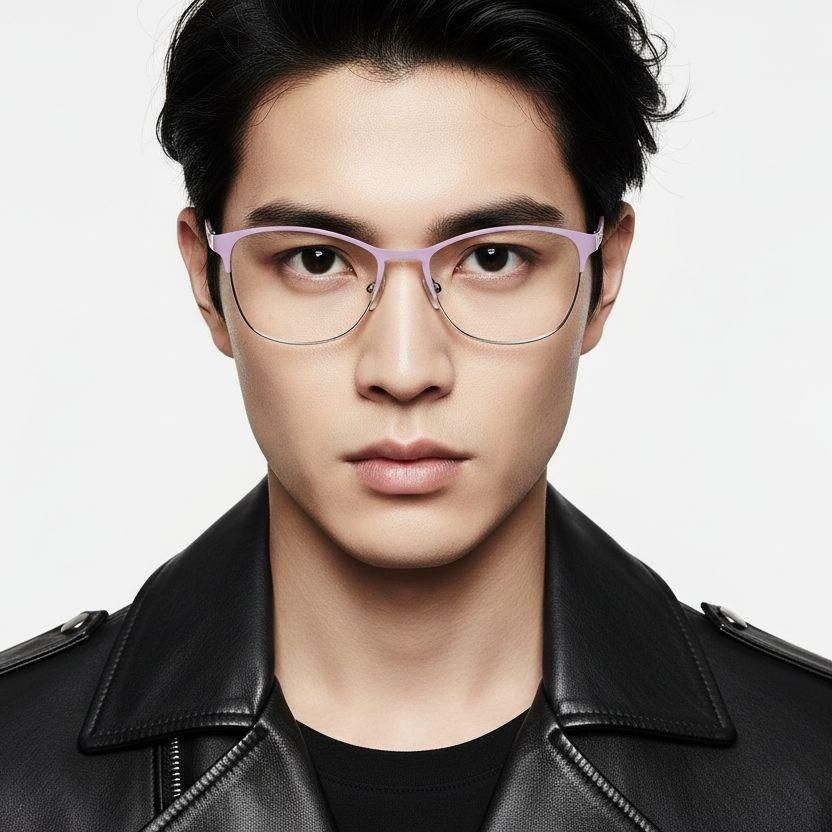 Butterfly Pink Metal Glasses #BS2425-1237