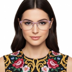 Gafas de metal rosa mariposa #BS2425-1237