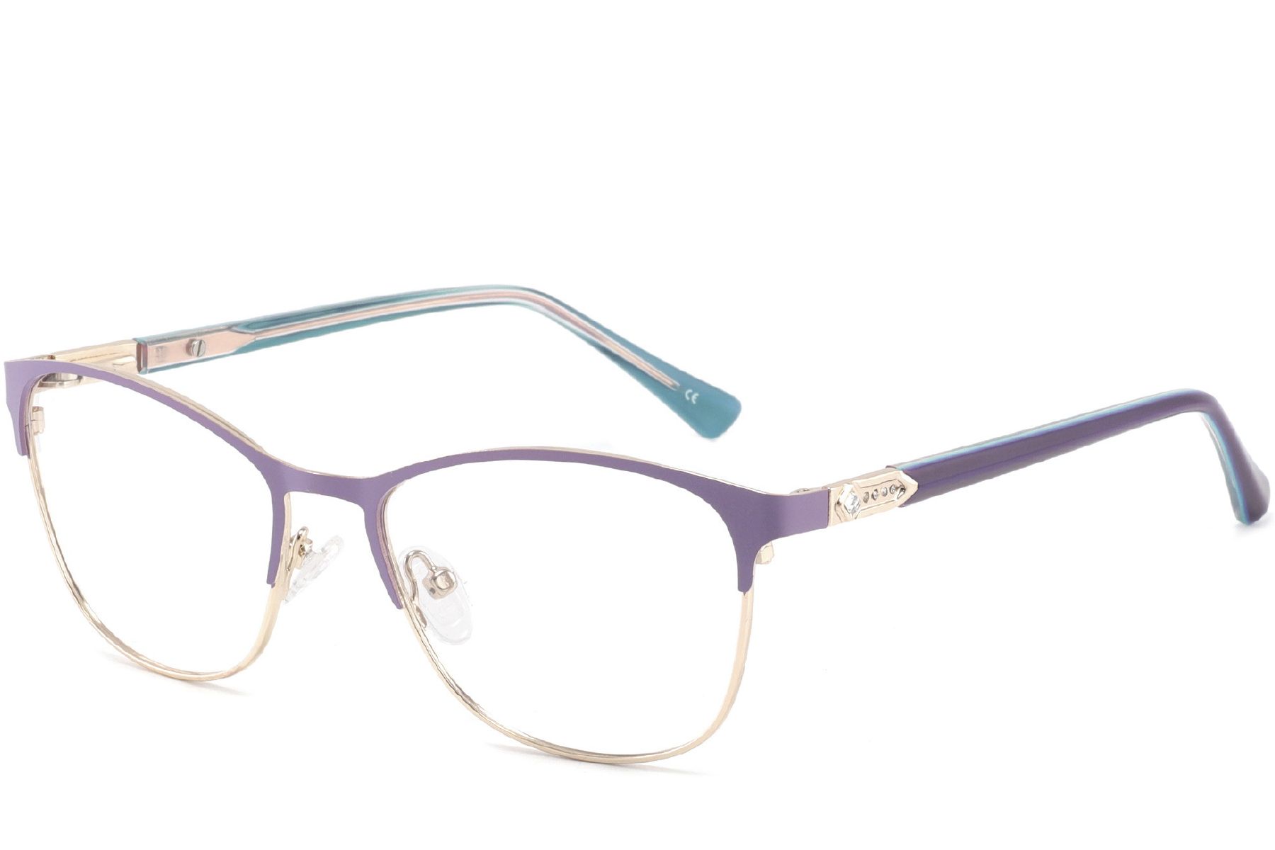 Butterfly Purple Metal Glasses #BS2425-1238