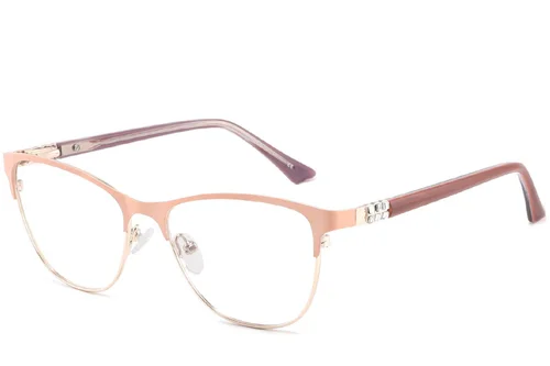 Lunettes papillon en métal cuivré #BS2425-1241