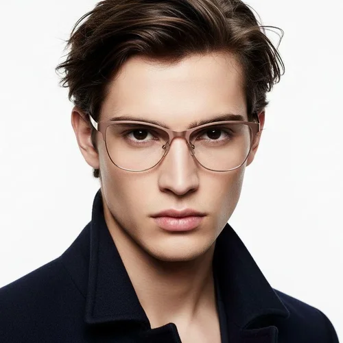 Lunettes papillon en métal cuivré #BS2425-1241