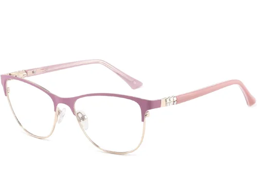 Lunettes papillon roses en métal #BS2425-1243
