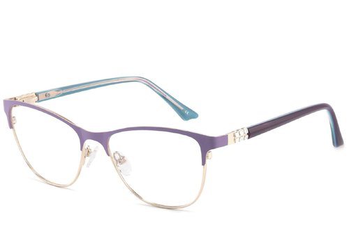 Lunettes papillon violettes en métal #BS2425-1244