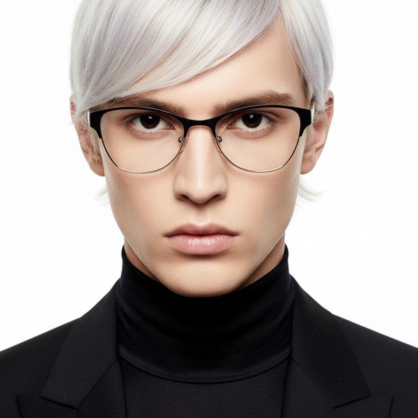 Butterfly Black Metal Glasses #BS2425-1246