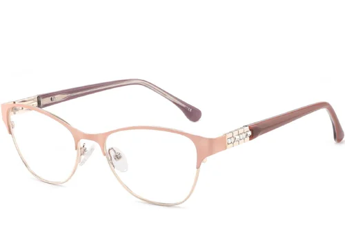 Lunettes papillon en métal cuivré #BS2425-1247