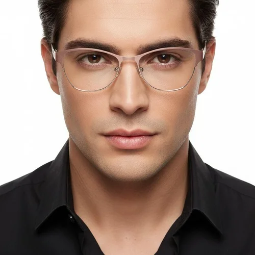 Lunettes papillon en métal cuivré #BS2425-1247