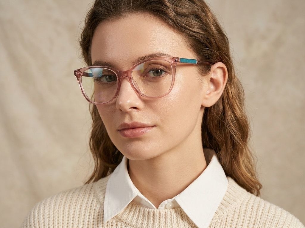 Butterfly Pink Acetate Glasses #BS2425-1358