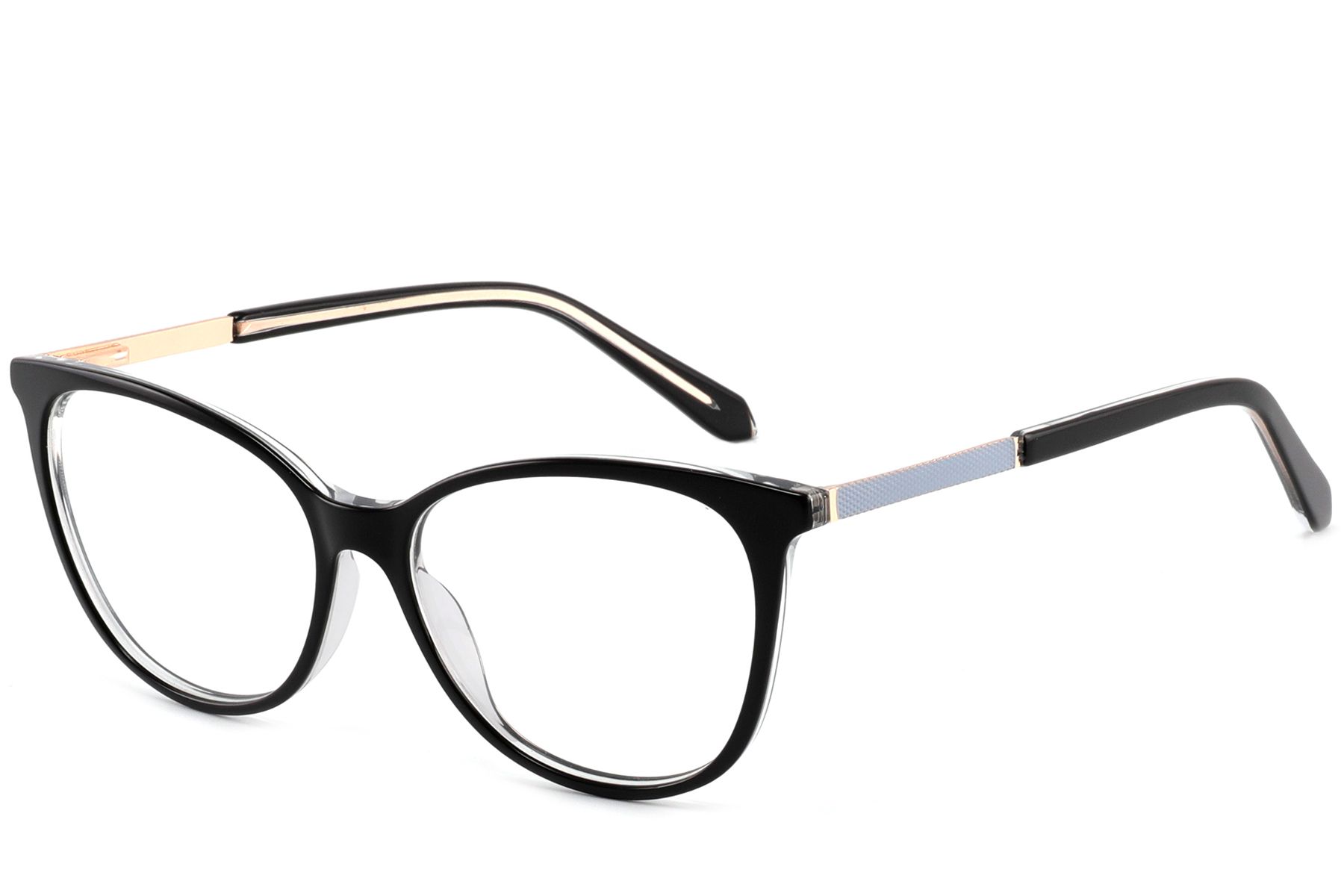 Butterfly Black Acetate Glasses #BS2425-1359