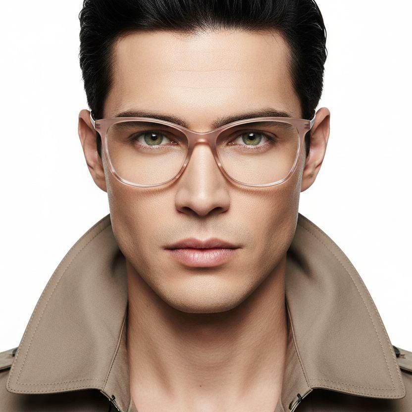 Schmetterlingsbraune Acetatgläser #BS2425-1364