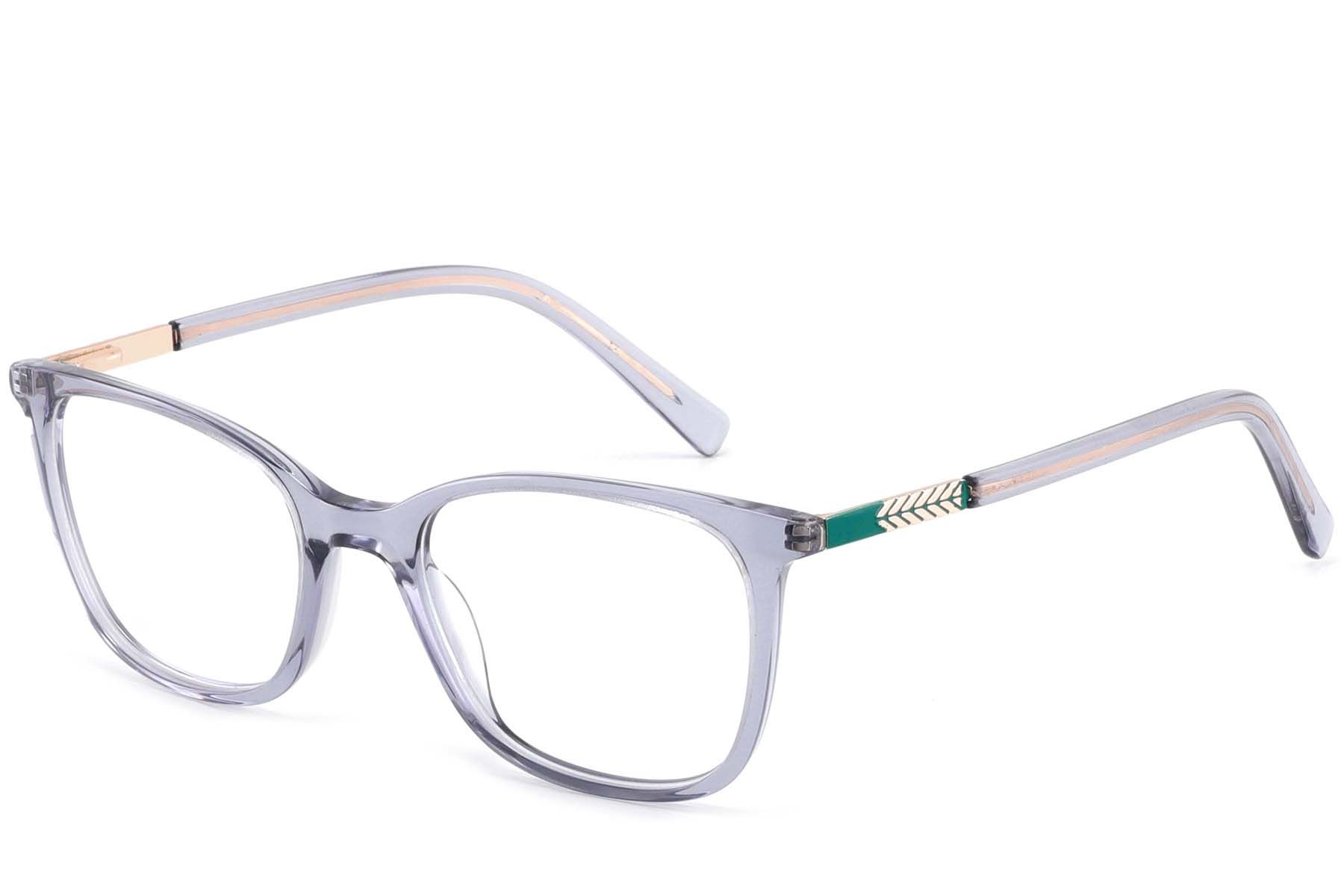 Oval Blue Acetate Glasses #BS2425-1370
