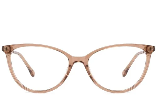 Lunettes papillon en acétate brun #BS2425-1373