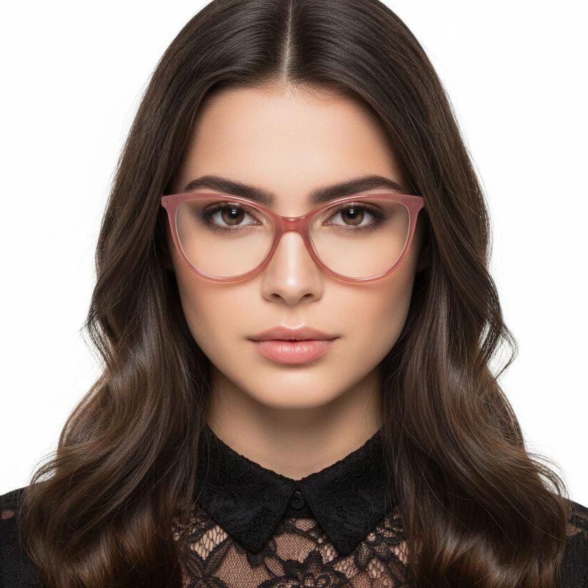 Butterfly Red Acetate Glasses #BS2425-1374