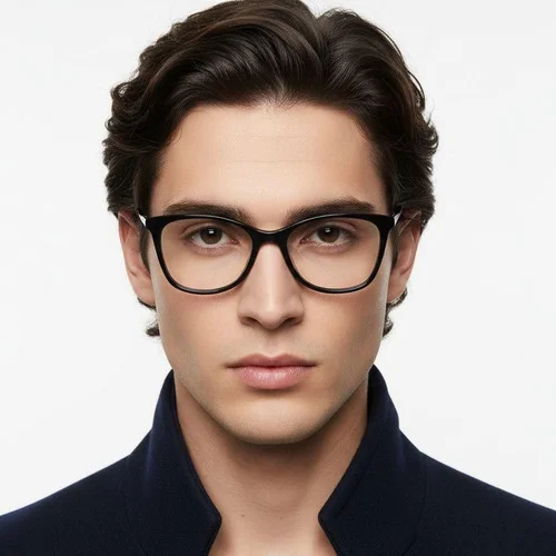 Lunettes papillon en acétate noir #BS2425-1383
