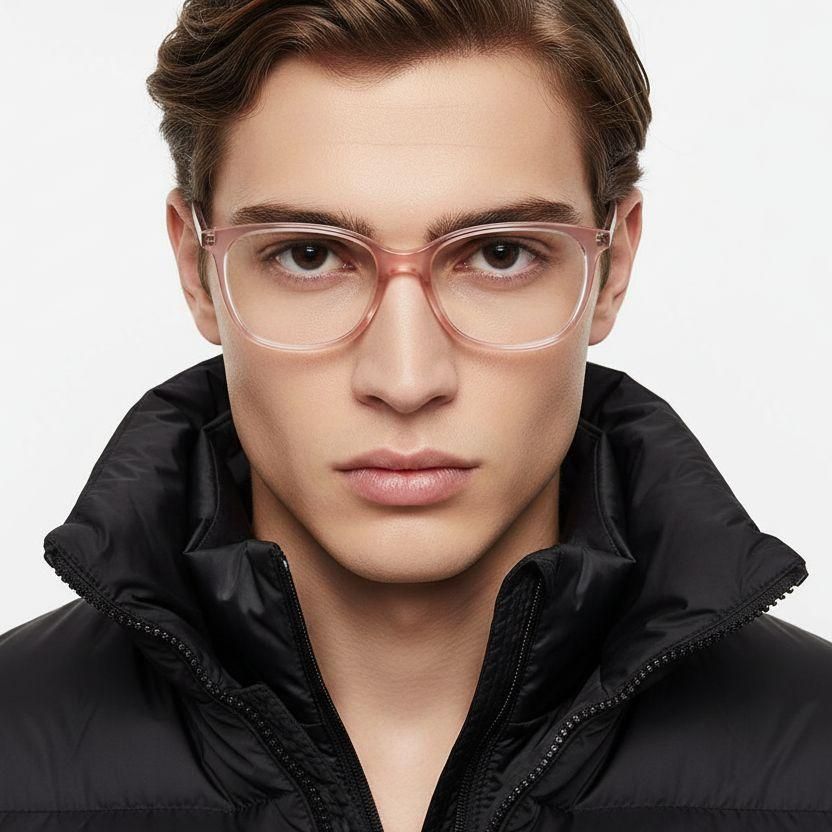 Lunettes en acétate rose papillon #BS2425-1384