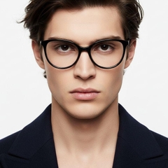 Gafas de acetato negras con forma de mariposa #BS2425-1392