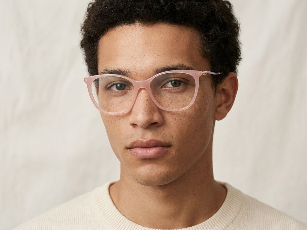 Gafas de acetato rosa mariposa #BS2425-1399