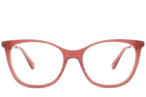 Lunettes papillon en acétate rouge #BS2425-1400