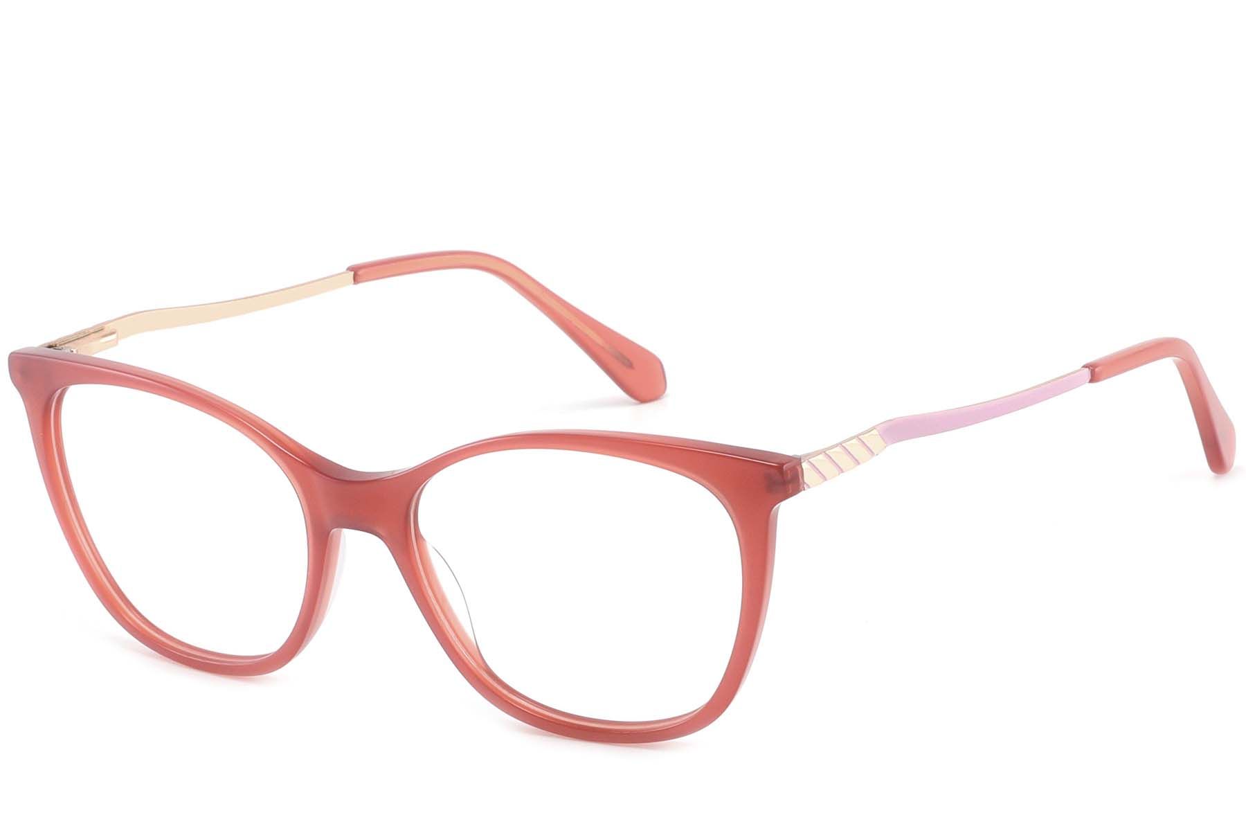 Butterfly Red Acetate Glasses #BS2425-1400