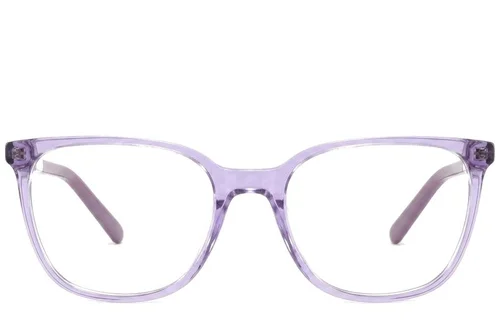 Lunettes ovales en acétate violet #BS2425-1405