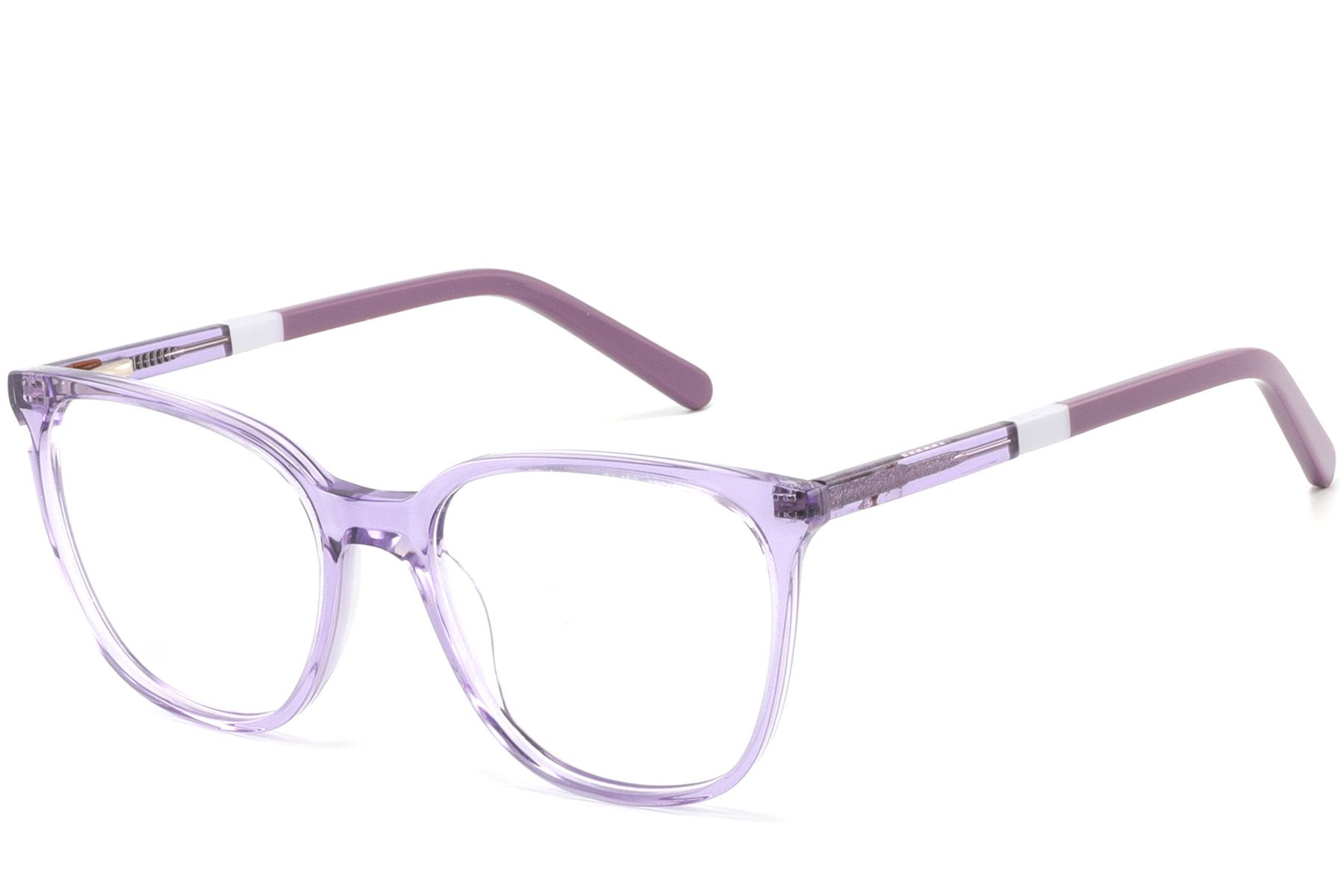 Oval Purple Acetate Glasses #BS2425-1405
