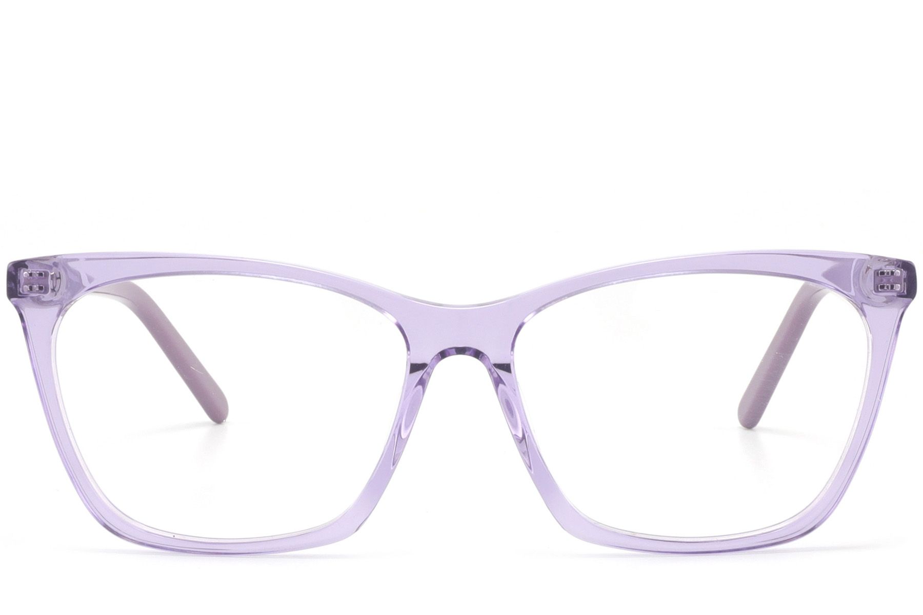 Gafas de acetato moradas con forma de mariposa n.° BS2425-1416
