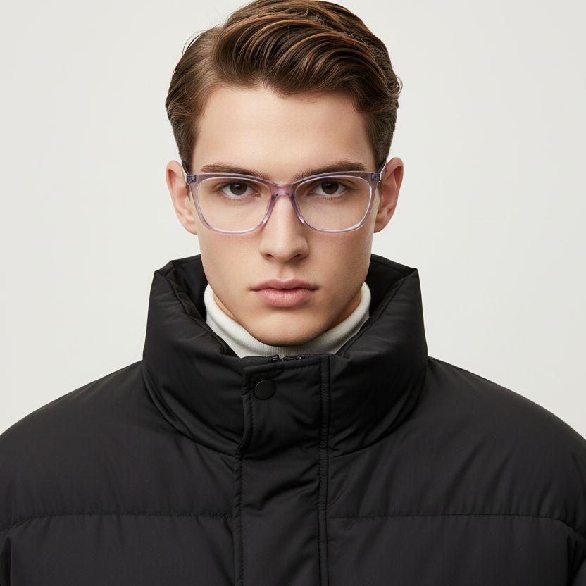 Gafas de acetato moradas con forma de mariposa n.° BS2425-1416