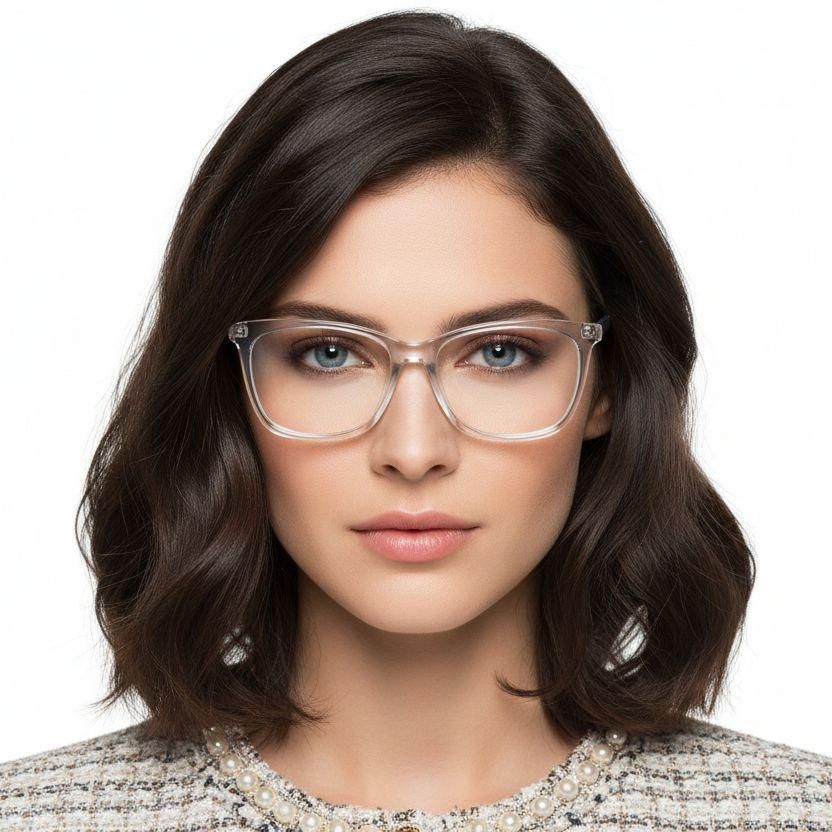 Gafas de acetato transparentes con forma de mariposa #BS2425-1417