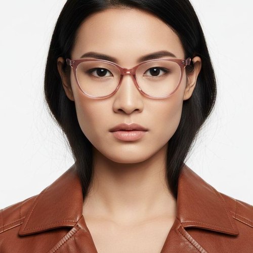 Lunettes papillon en acétate rouge #BS2425-1418