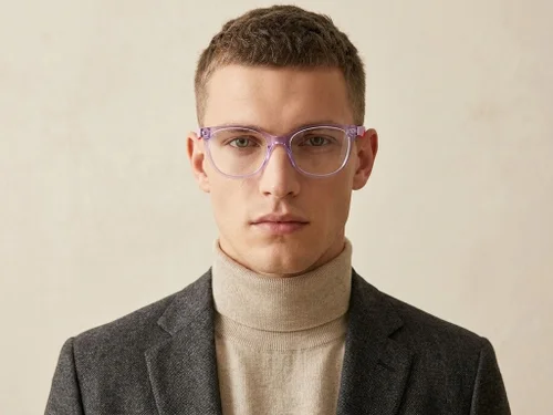 Lunettes en acétate violet papillon #BS2425-1422
