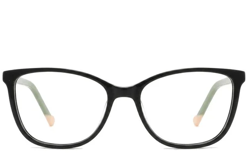 Lunettes papillon en acétate noir #BS2425-1424