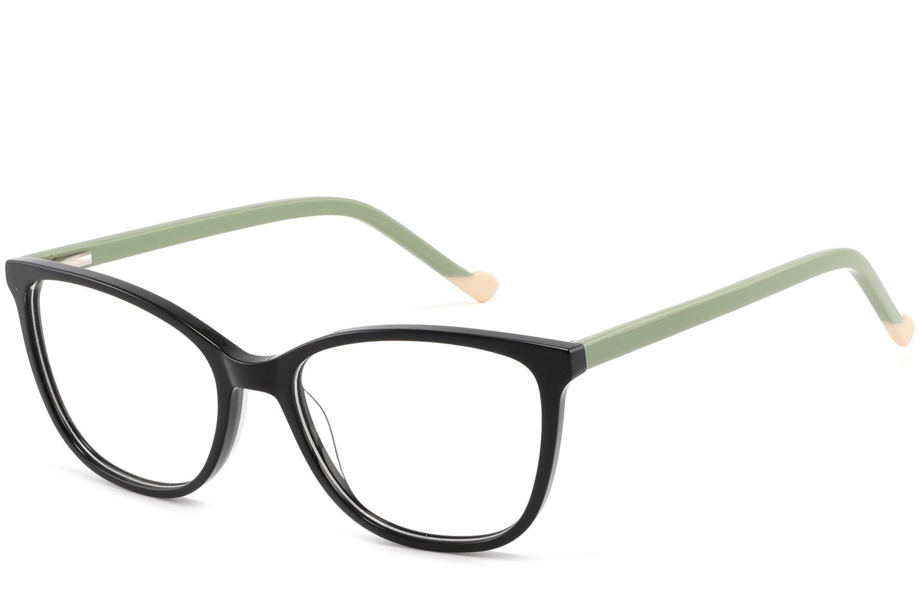 Gafas de acetato negras con forma de mariposa #BS2425-1424