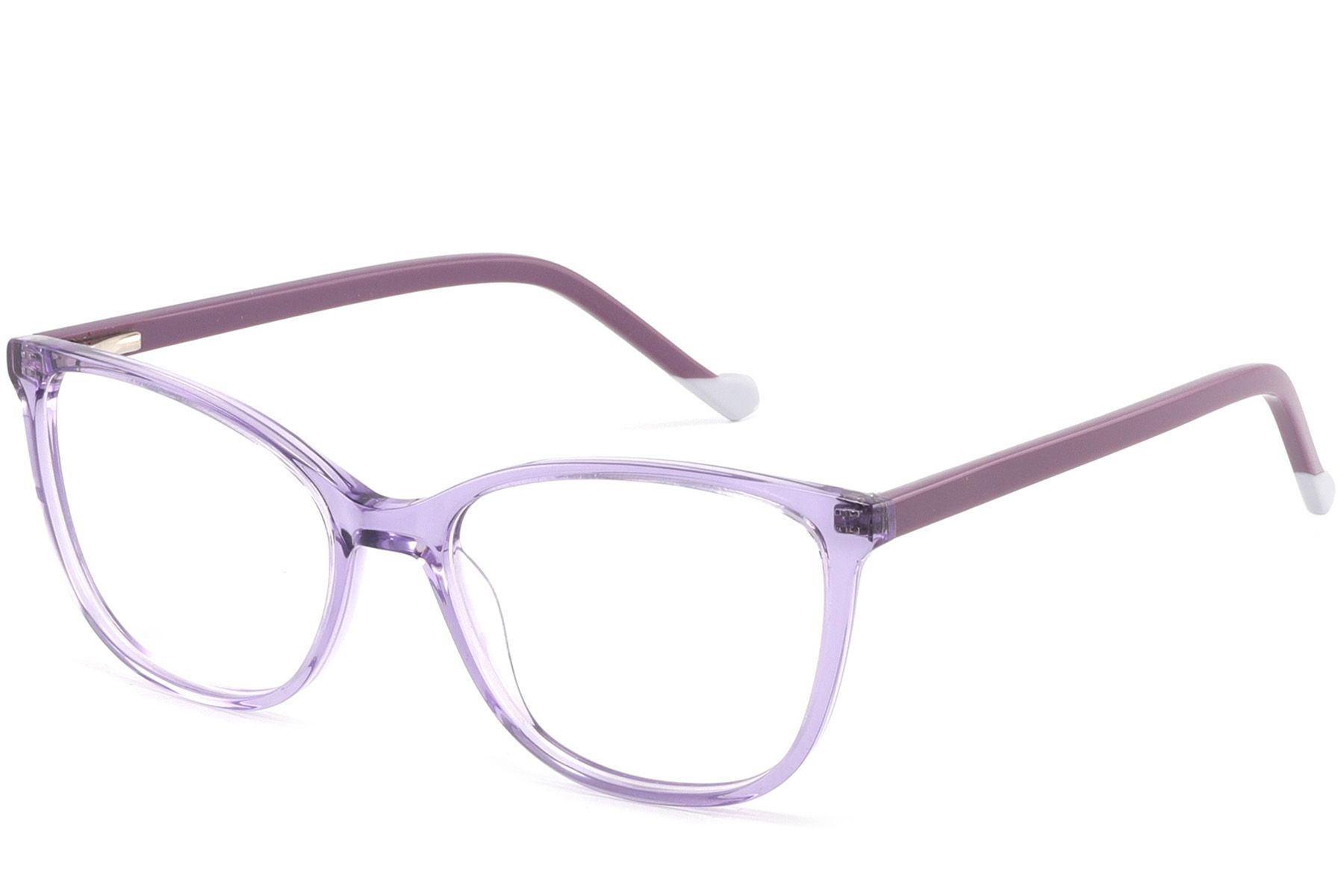 Gafas de acetato moradas con forma de mariposa n.° BS2425-1426