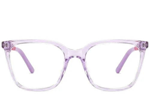 Lunettes rectangulaires en acétate violet #BS2425-1429