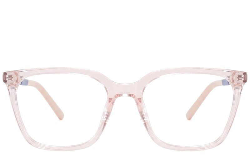 Gafas rectangulares de acetato rosa #BS2425-1430