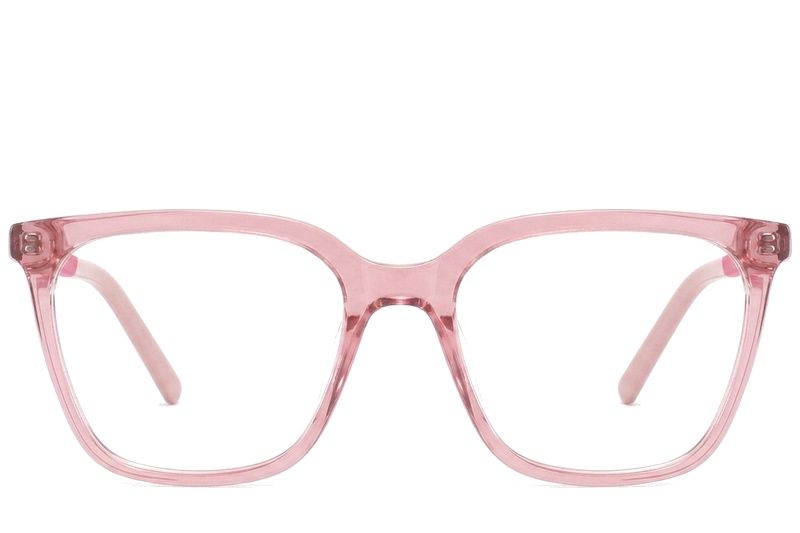 Bicchieri rettangolari in acetato rosso #BS2425-1431