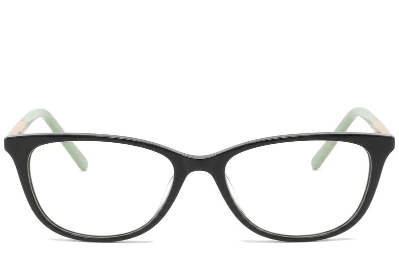 Butterfly Black Acetate Glasses #BS2425-1435