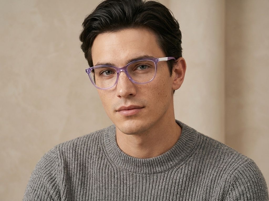 Butterfly Purple Acetate Glasses #BS2425-1436