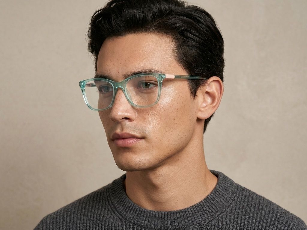 Gafas de acetato verde mariposa #BS2425-1439